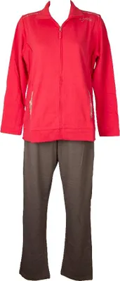 Zdjęcie produktu dla Damska bluza dresowa DYNAMIC F.LLI CAMPAGNOLO, letnia, otwarta z zamkiem błyskawicznym, spodnie z elastycznym paskiem, nr katalogowy 8E76310, rozmiar XL, 35% bawełna, 65% poliester