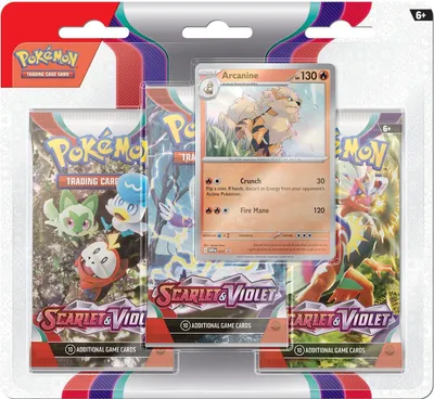 Image de Pokemon Scarlet & Violet: Arcanine 3-Pack Blister