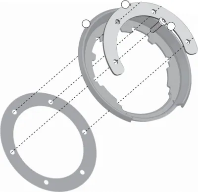 Immagine prodotto di Flangia serbatoio Tanklock/TanklockED GIVI BF17