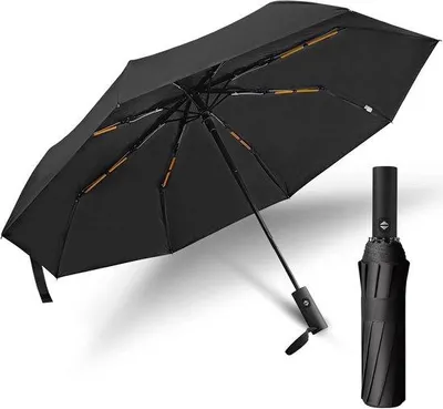 Produktbild von Ibenzoa® Reise-Regenschirm – robuster, automatischer Taschenschirm mit UPF 50+ UV-Schutz, winddicht & kompakt, ideal für Reisen