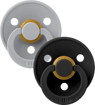 Obrázek produktu pro BIBS Colour dudlíky z přírodního kaučuku 2 ks vel. 3 Cloud / Black