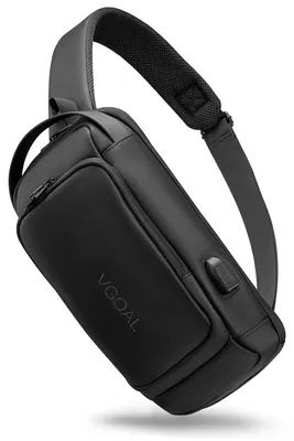 Obrázek produktu pro VGOAL 13,3palcová brašna na notebook, nošená přes rameno, s USB nabíjecím portem