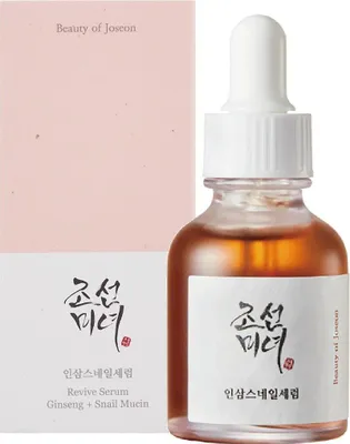 A bottle of Beauty of Joseon Revive Serum with its packaging.