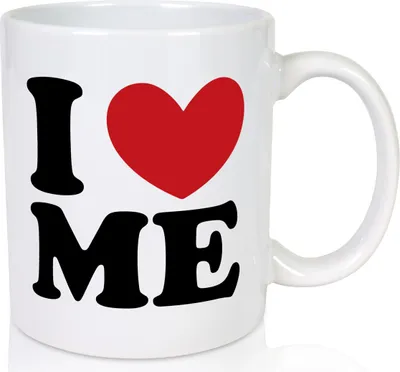 Produktbild von I love me vl10 - Tasse Weiß