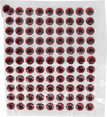 Produktbild von 100 Stück künstliche Angelaugen, ovale 3D-Köderaufkleber für DIY-Köderzubehör, 7 mm