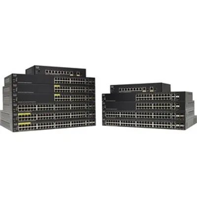 Produktbild von Cisco Small Business SG350-28SFP, Managed, L2/L3, Gigabit Ethernet (10/100/1000), Rack-Einbau, 1U