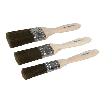 Produktbild von Premium Farbpinselsatz mit synthetischen Borsten 25-40-50mm 3-tlg.