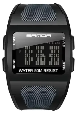 Obrázok produktu pre Digitálne pánske hodinky SANDA AU-41786 sivé a čierne KP41786