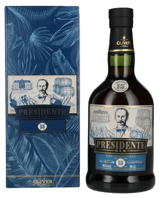 Produktbild von Presidente 15 Sistema Solera Rum 40% Vol. 0,7l in Geschenkbox