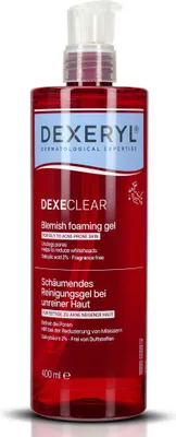 Image de Dexeryl Dexeclear Gel nettoyant moussant pour peaux impures 400 ml