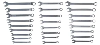 Produktbild von KS Tools 517.0099, Edelstahl, Chrom-Vanadium-Stahl, Gerade, 26,27,23,21,15,6,8,9,10,11,12,13,14,16,17,18,19,20,22,24,25,28,30,32 mm, 5,96 kg, 25 Stück(e)