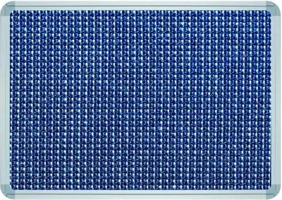 Produktbild von Stellwandtafel exclusiv Textil B900xH2000xT22mm blau