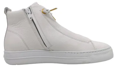 Imagen del producto de Zapatos Paul Green para mujer, tipo botín con cordones, color blanco, para uso casual