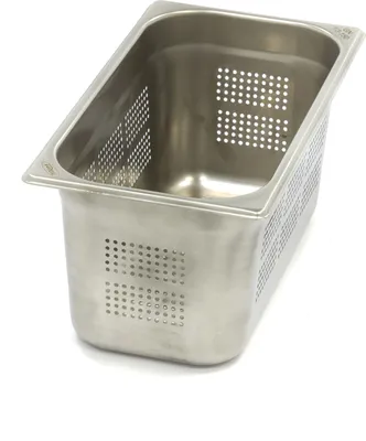 Zdjęcie produktu dla Maxima - Pojemnik Gastro Gastronorm - 1/3 GN - 15 cm głębokości - Stal nierdzewna - Perforowany