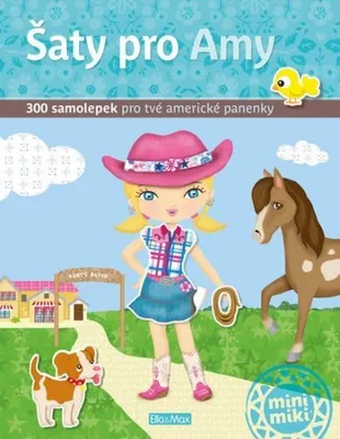 Obrázek produktu pro Šaty pro AMY - kniha samolepek
