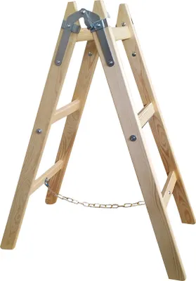 Produktbild von Leiter 2x3 Sprossen Holzleiterr Bockleiter