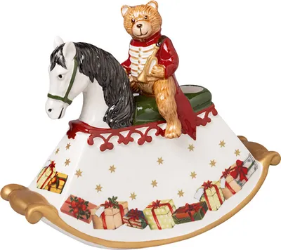 Zdjęcie produktu dla Villeroy & Boch Christmas Toys Świecznik Rocking Horse 17 cm