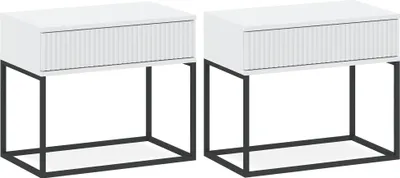 Produktbild von Nachttisch RECTUS 2-er Set, Nachtschrank, Modern, 39x60cm