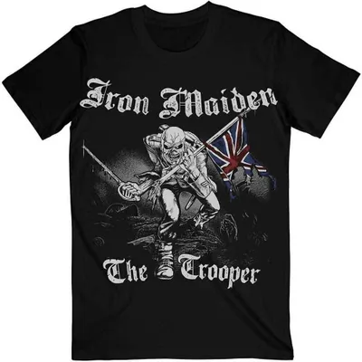 Produktbild von Iron Maiden Sketched Trooper Black S T-Shirt