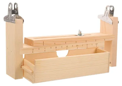 Produktbild von Holzrahmen für Armbandweberei mit verstellbarer Größe – DIY Flechtmaschine für Schmuck und Seile