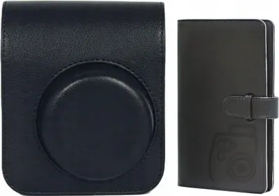 Zdjęcie produktu dla Futerał Etui Pokrowiec do Fuji Fujifilm Instax Mini 41 + ALBUM na 96 Zdjęć / Czarny