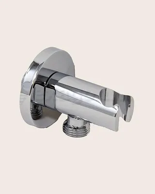 Immagine prodotto di Supporto Con Presa Acqua Tonda Ottone Cromato