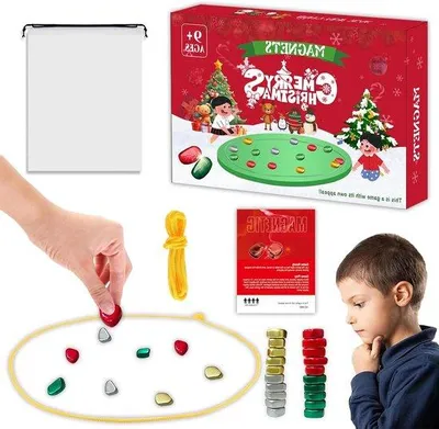 Image de Jeu de Noël magnétique, portable, pour enfants et adultes