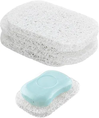 Produktbild von Seifenhalter - Seifenlift Pad - Badezimmerorganisation - Antirutschablage - 11,4 x 7,4 cm - Weiß