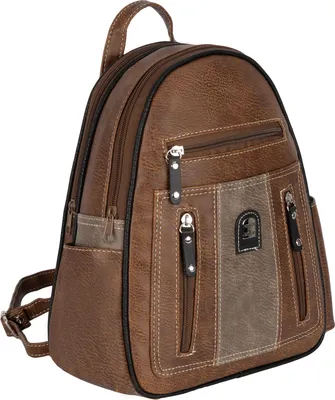 Produktbild von Cityrucksack Damenrucksack Tagesrucksack Stadt Rucksack Bagpack BRAUN-TAN (15118)
