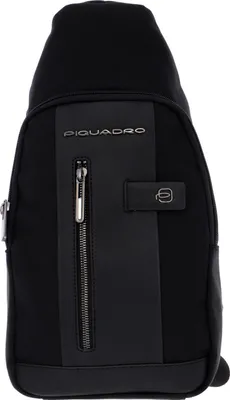 Produktbild von Piquadro CA4536BR2, Mann, Schultertasche, Reißverschluss, Handytasche, Schwarz, Einfarbig