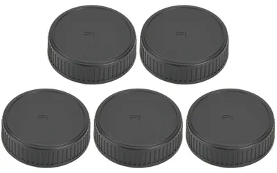 Produktbild von Objektivdeckel, hinterer Deckel, schwarz, verschleißfest, für Spiegelreflexkameras