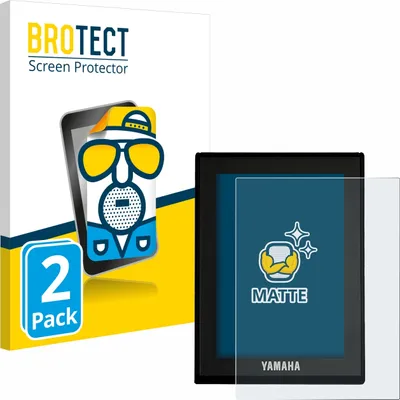 Produktbild von 2x BROTECT Schutzfolie für Yamaha LCD Display (E-Bike Display) Displayschutz Displayschutzfolie Folie Matt Entspiegelungsfolie