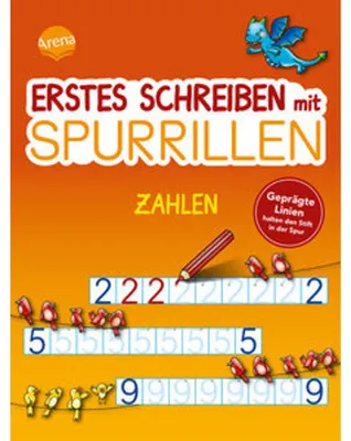 Produktbild von Erstes Schreiben mit Spurrillen. Zahlen
