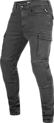 Produktbild von Replay Shift Motorradjeans, grau, Long 33