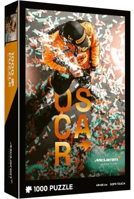 Imagen del producto de Rompecabezas de 1000 piezas, Fórmula 1, McLaren, Oscar Piastri, Gran Premio debut, F1-1005256