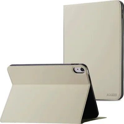 Productafbeelding van Accezz Classic Tablet Case voor de Apple iPad 11 (2025) 11 inch A16 / iPad 10 (2022) 10.9 inch - Greige