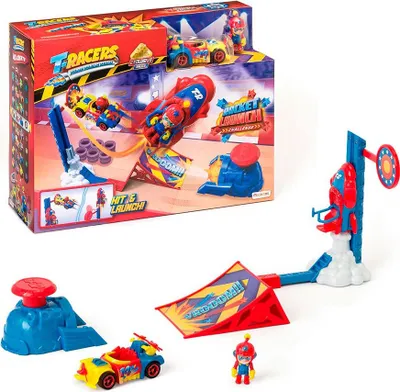 Immagine prodotto di Veicolo esclusivo T-Racers Rocket Launch Playset