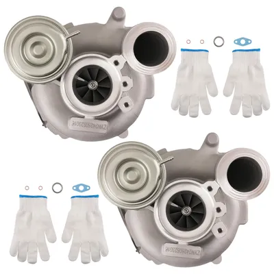 Image de Turbocompresseur double pour BMW 550i, 650i, 750i, X5, X6 xDrive 4.4 (2012-2019) 821613