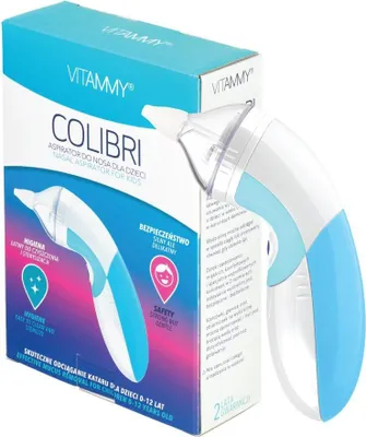 Obrázok produktu pre Aspirator Vitammy Colibri, elektryczny do nosa, 1 sztuka