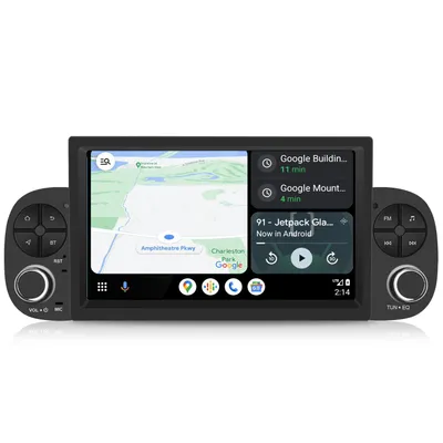 Obrázok produktu pre Hexinex 7'' Android 15 Autorádio CarPlay Android Auto pre Fiat Panda 2012–2020 GPS Navigácia Wi-Fi Bluetooth FM SWC RDS DSP DAB+ 2DIN USB 2+64GB