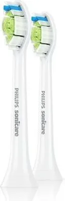 Produktbild von Philips Sonicare W2 Optimal White W2 Optimal White HX6062/10 2x Weiße Bürstenköpfe für Schallzahnbürste, 2 Stück(e), Weiß, 3 Monat( e), Medium, 2 Series plaque defence; 3 Series gum health; DiamondClean; DiamondClean Smart; EasyClean;..., Medium
