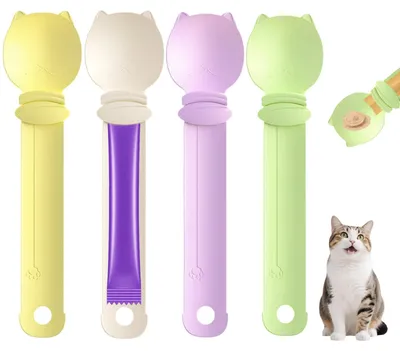 Snackdispenser für Katzen, 4 Stück, 25 cm, langlebig