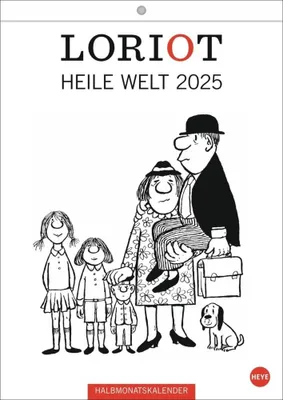 Produktbild von Loriot Heile Welt Halbmonatskalender 2025