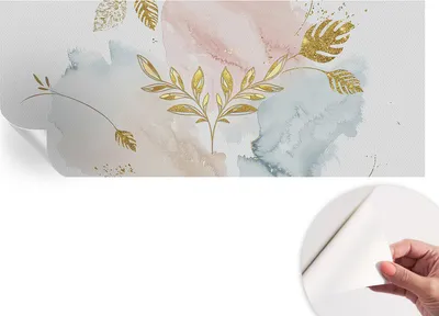 Produktbild von Selbstklebende Wandtapete - Dekorative Tapete für Wohnzimmer - Klebefolie für Wandbilder - Tapetenfolie für Wanddekoration - 208x146 cm - Botanischer Charme