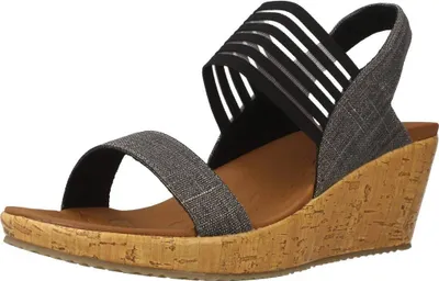 Produktbild von SKECHERS Sandalen BEVERLEE SMITTEN KITTEN, Schwarz:41