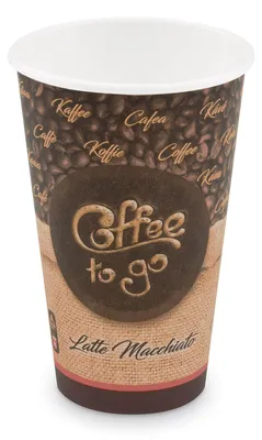 Produktbild von 50x Kaffeebecher XL 'Coffee To Go' Latte Macchiato Cappuccino 400ml 510ml