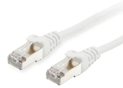 Productafbeelding van Equip 606006, patchkabel Cat6A, S/FTP, 2xRJ45, 5.00 meter, wit, LSZH