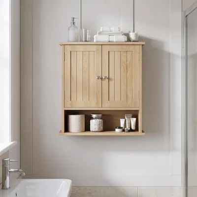 Produktbild von Badezimmerschrank, Doppeltür, Aufbewahrung, Wandmontage, für Bad/Wäscherei