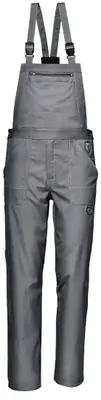 Obrázek produktu pro Pánské pracovní kalhoty s laclem Sir Safety SYMBOL ze 100% bavlny, nastavitelný pas, velikost 44, MOUSEY GREY