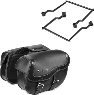 Image de Kit sacoches et porte-sacoches pour chopper